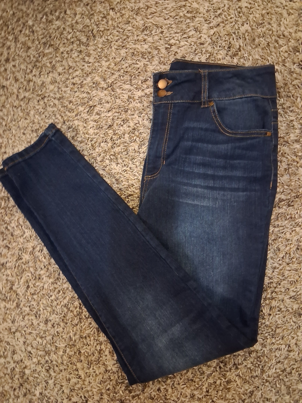 d. jeans Dark Blue Skinny High-Rise Jeans